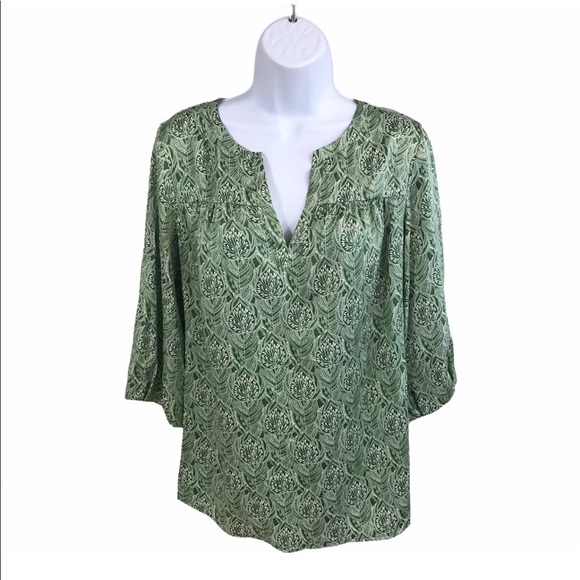 Banana Republic Geometric Top Size M - Picture 1 of 6